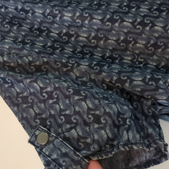 Chico's endless seahorses knee length beach vacation Bohemian dress - Picture 9 of 12